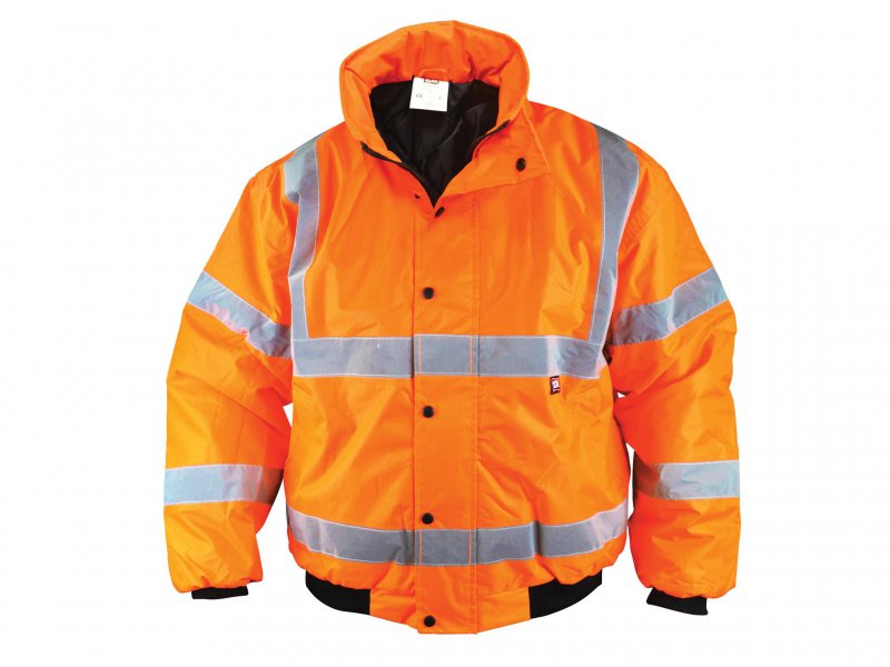 Scan Hi-Vis Bomber Jacket Orange - M (41in) Main Image