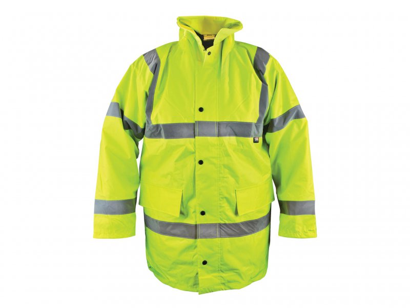 Scan Hi-Vis Motorway Jacket Yellow - M (41in) Main Image