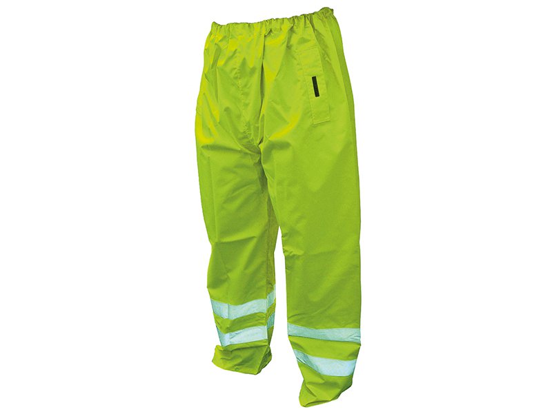 Scan Hi-Vis Motorway Trouser Yellow - XXL (46-48in) Main Image