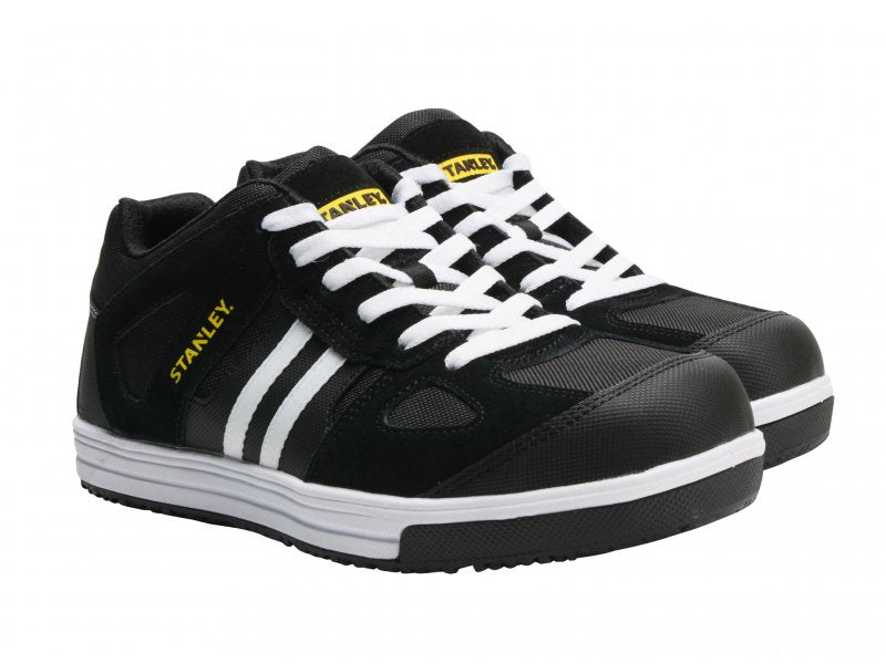 Stanley Clothing Cody Black/White Stripe Safety Trainers UK 10 EUR 44 Main Image