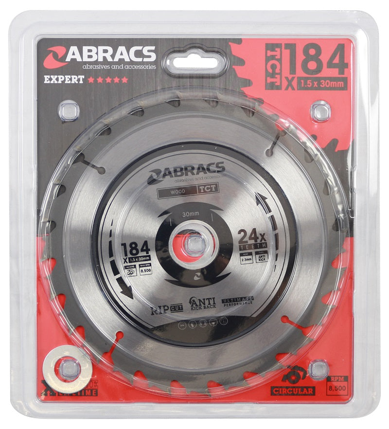 TCT Blade - 184mm x 30mm x 24 Teeth - Wood Main Image