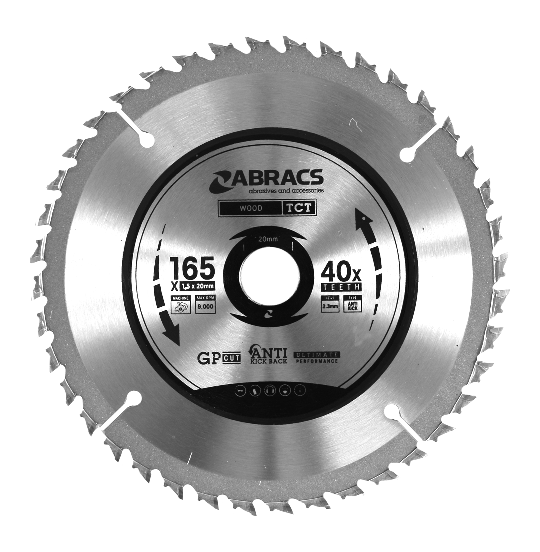 TCT BLADE 165mm x 20mm x 24T - Wood - United Fixings
