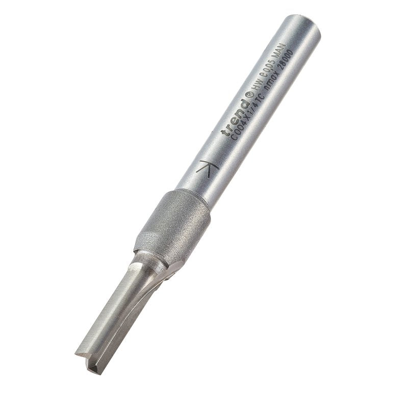TREND C004X1/4TC TWO FLUTE 5MM DIA X 16MM CUT        Main Image