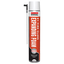 SOUDAL B1 FIRE & ACOUSTIC EXPANDING FOAM BLUE - GUN GRADE (750ml) Main Image