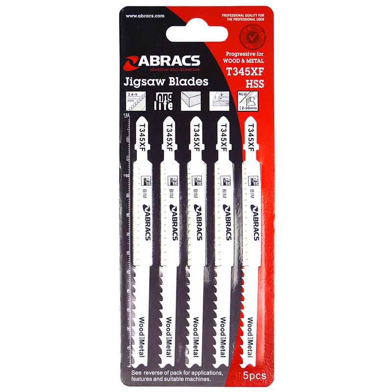 Jigsaw Blade - Metal / Wood T345XF (5pcs) Main Image