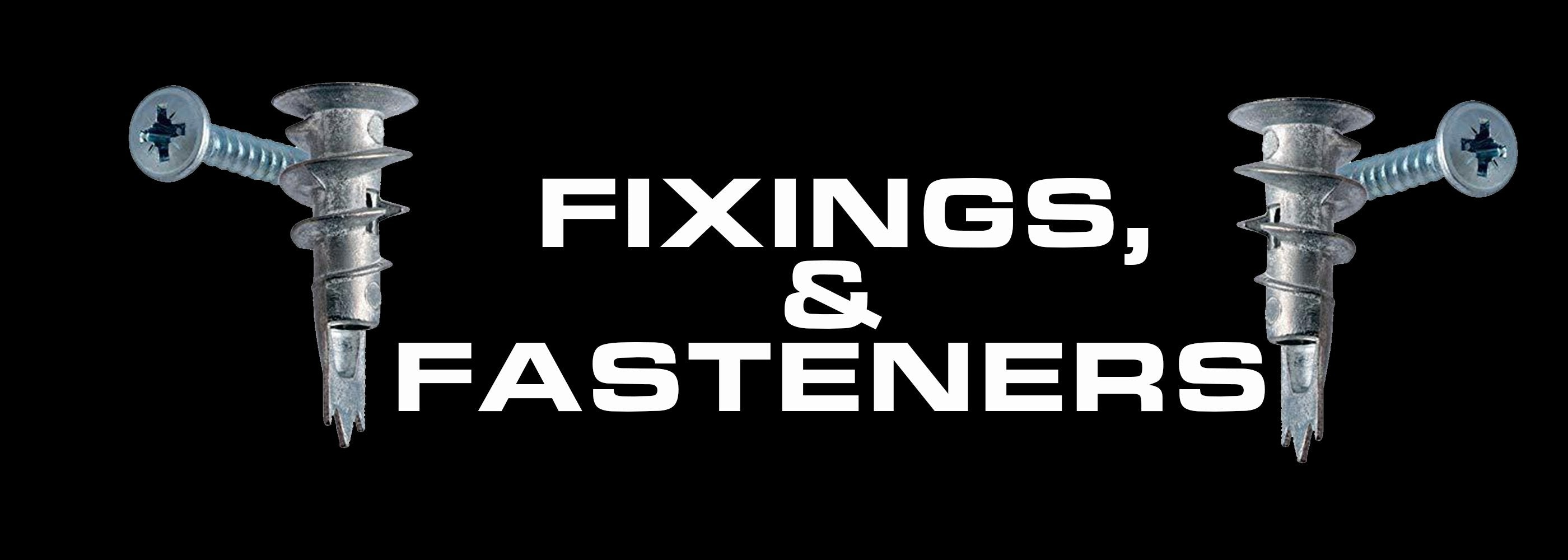 CATEGORY BANNER FOR FIXINGS & FASTENERS CATEGORY FOR UNITED FIXINGS