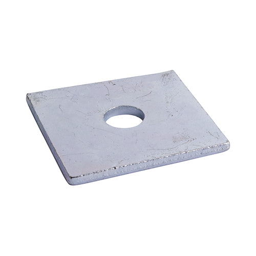 Square Plate Washer - BZP M10 x 50 x 50 x 3 30 PCS