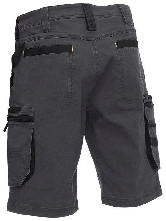 Flex & Move Stretch Utility Zip Cargo Shorts Black (BBLK) 32R