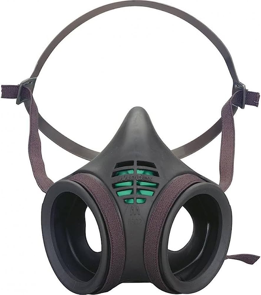 MEDIUM Moldex 8000 Reusable Half Mask - PVC FREE - Without a Filter Holders and Filters - Mask only