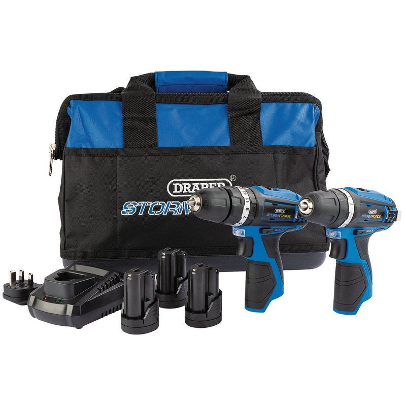 10.8V Drill TW/Pack +3 Batteries and Bag- Draper Storm Force&#174; Interchange Mega Deal Main Image