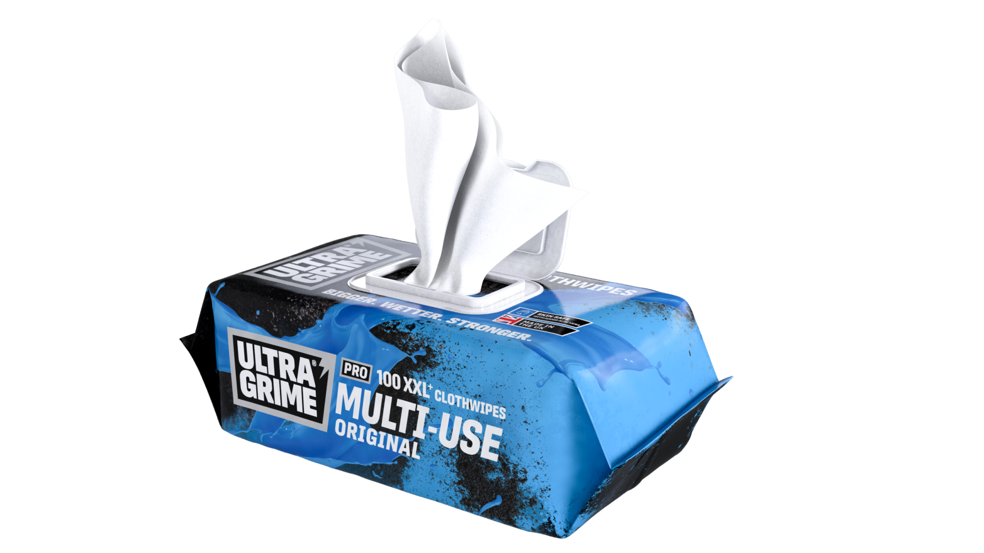 ULTRA GRIME MULTI-USE ORIGINAL WIPES (BLUE) 100no