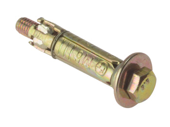 Masonry Anchor - Loose Bolt - Zinc Yellow Passivated - Bag M12 x 10mm (5)