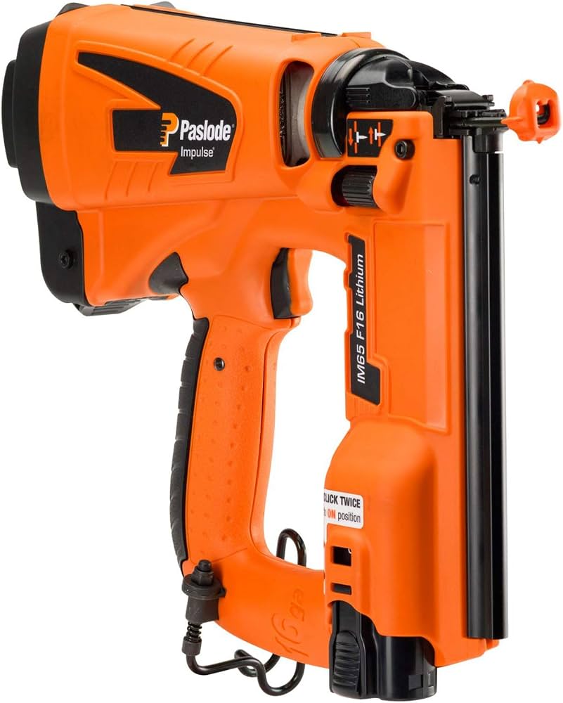 Paslode IM65 F16 Striaght Finish Nailer - Body Only with Carry Case
