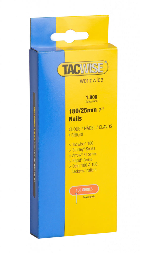 Tacwise 180/40mm 18 Gauge Nails - Pack of 1000