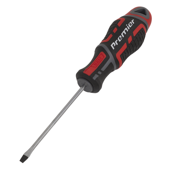 Sealey Screwdriver Slotted 3 x 75mm GripMAX