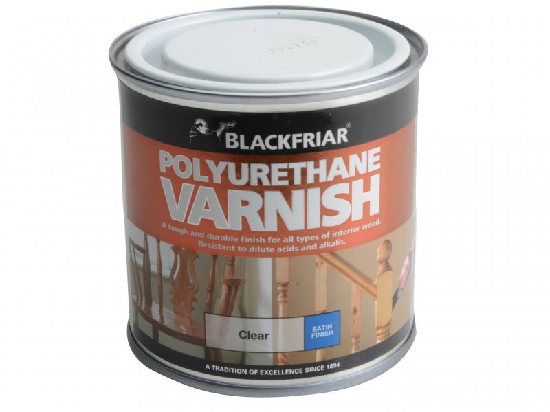 Blackfriar Polyurethane Varnish P100 Clear Satin 250ml Main Image