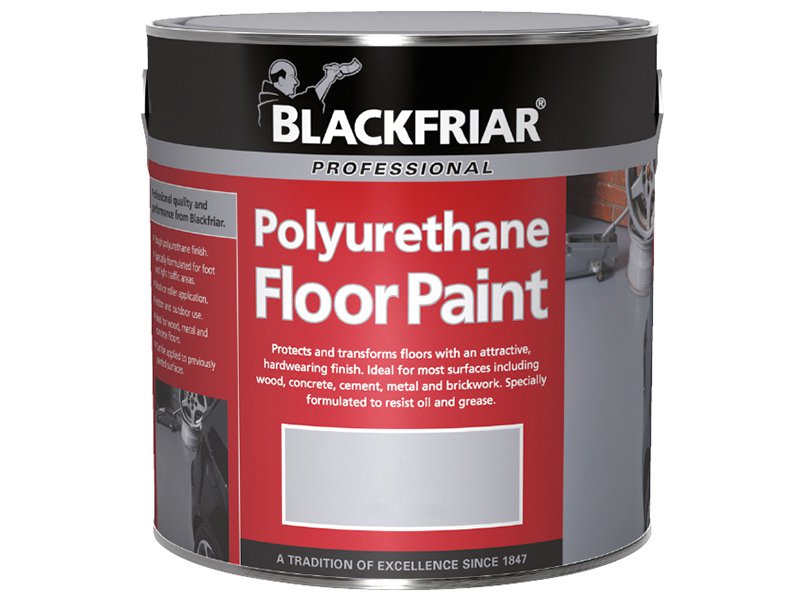 Blackfriar Professional Polyurethane Floor Paint Tile Red 1 Litre Main Image