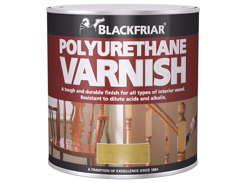 Blackfriar Polyurethane Varnish Satin Golden Oak 250ml Main Image