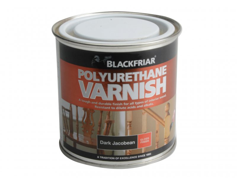 Blackfriar Polyurethane Varnish P85 Dark Jacobean Gloss 250ml Main Image