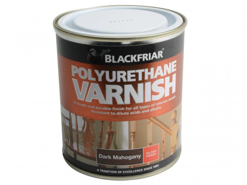 Blackfriar Polyurethane Varnish P65 Dark Mahogany Gloss 500ml Main Image
