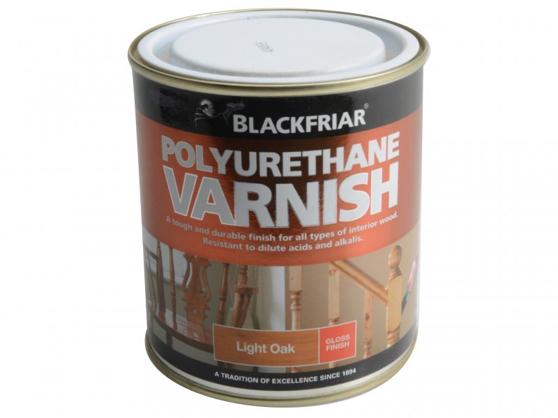 Blackfriar Polyurethane Varnish P40 Light Oak Gloss 500ml Main Image
