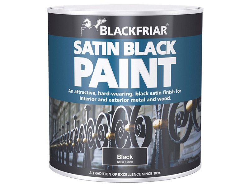 Blackfriar Satin Black Paint 250ml Main Image