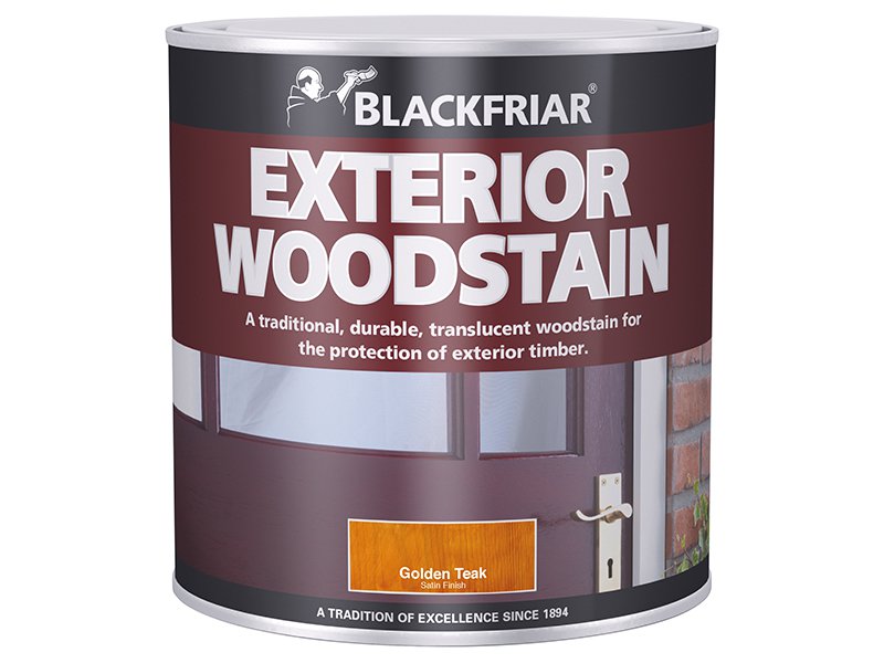 Blackfriar Traditional Exterior Woodstain Golden Teak 500ml Main Image