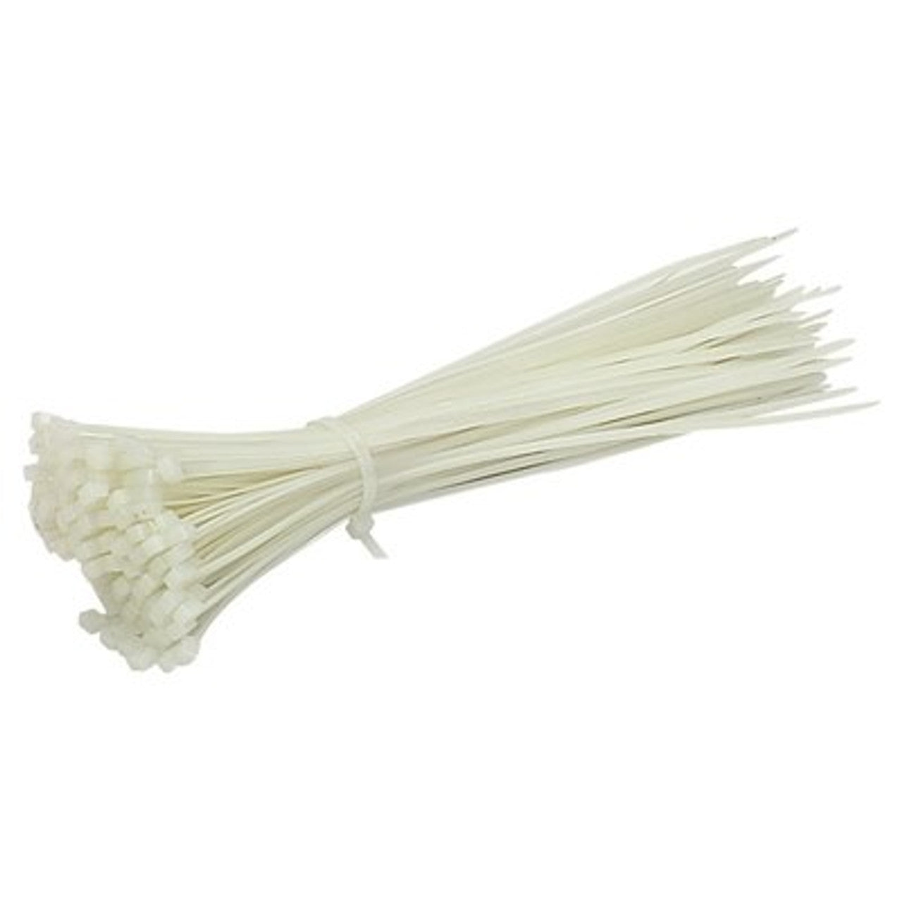 200 x 4.8mm - Cable Ties - Natural Colour (100)