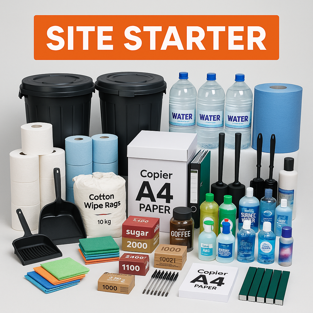 Site Start-Up Pack (Cleaning / Administration / Drinks)
