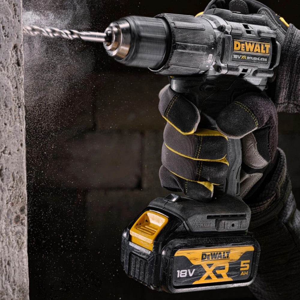 DEWALT Limited Edition 100 Years DCD100P2T Brushless Compact Combi Drill Kit (2 x 5.0ah Batteries)