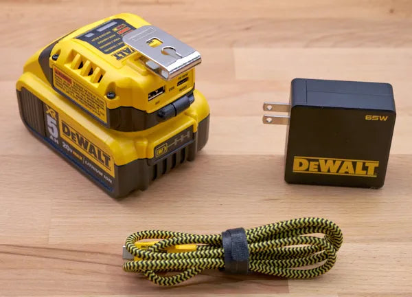 DEWALT DCB094K USB Power Delivery Charging Kit AT UNITED FIXINGS