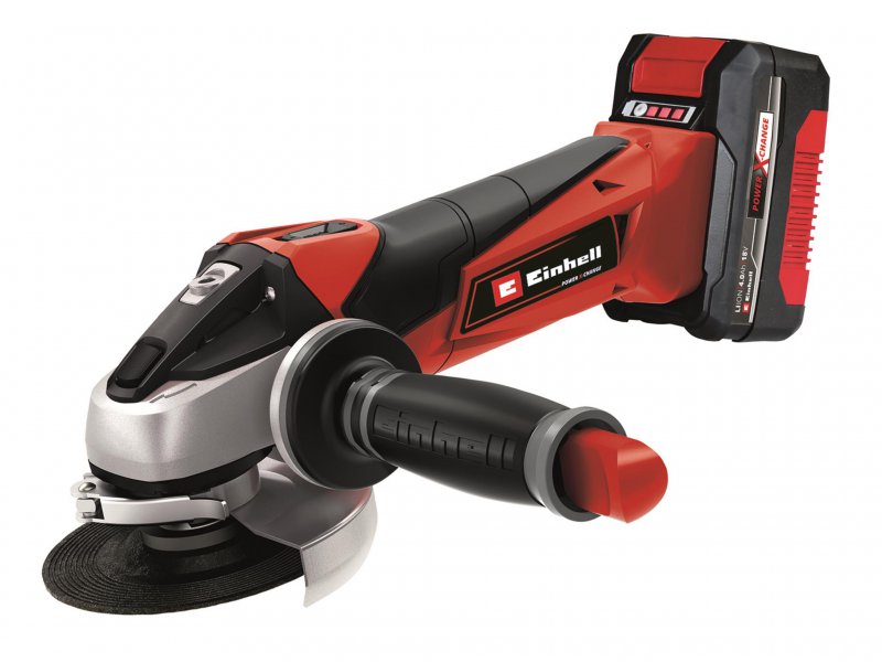 Einhell TE-AG 18/115 Li Power X-Change Angle Grinder 18V 1 x 4.0Ah Li-ion Main Image