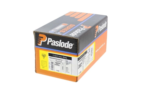 Paslode 1st Fix Nail 51mm x 2.8mm RG S.Steel A2 Plus NFP (1100) for IM360Ci & 360Xi