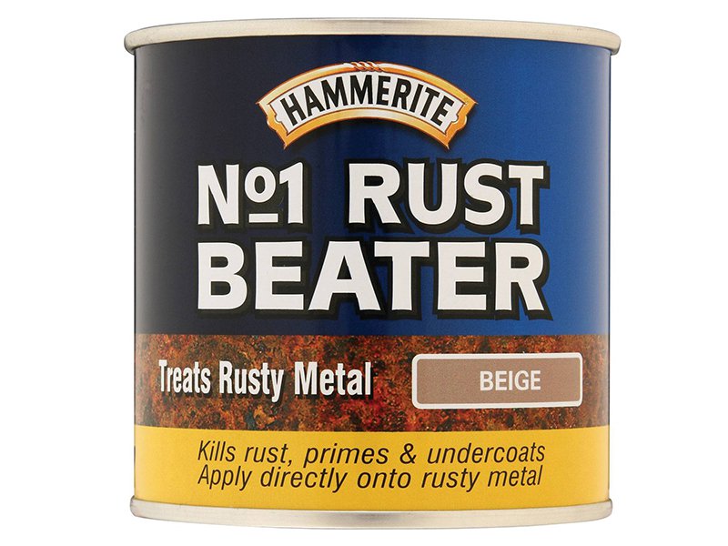 Hammerite No.1 Rust Beater Paint Beige 250ml Main Image