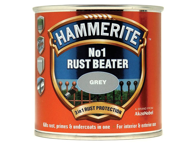 Hammerite No.1 Rust Beater Paint Grey 250ml Main Image