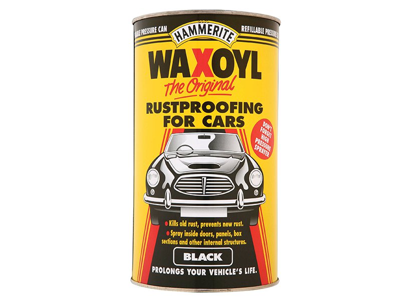 Hammerite Waxoyl Black Pressure Can 2.5 Litre Main Image