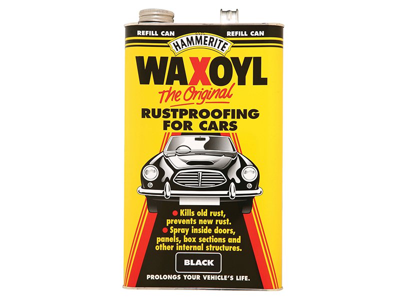 Hammerite Waxoyl Refill Can Black 5 Litre Main Image