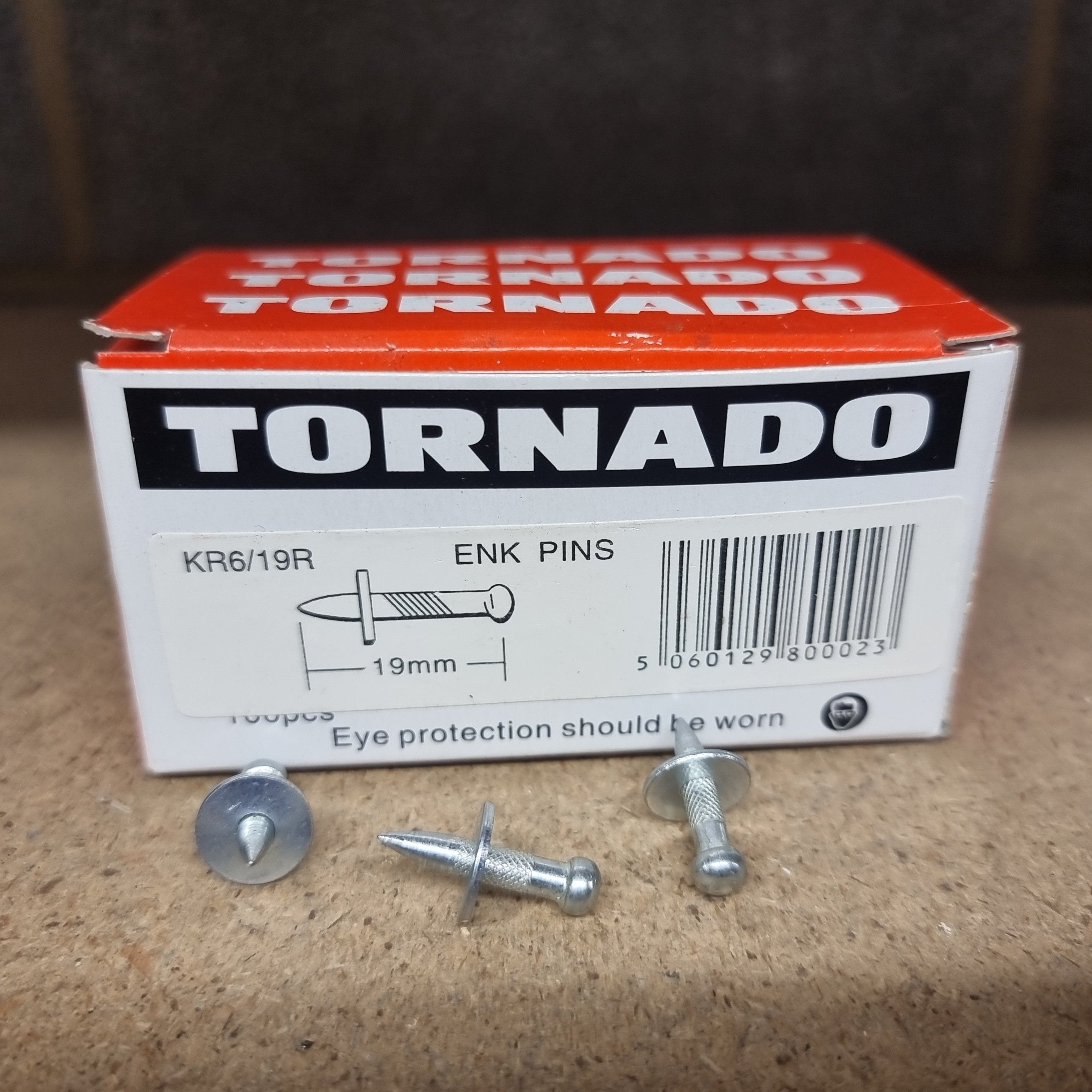 Tornado Hilti Shot Fire Nails - 19mm ENK Pins (100 pack)