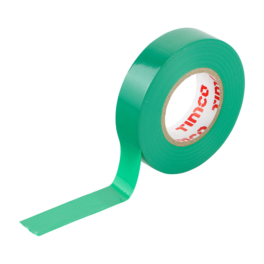 PVC Insulation Tape - Green 25m x 18mm - 10 PCS