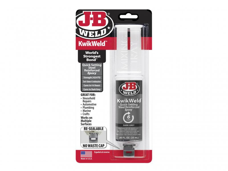 J-B Weld KwikWeld Epoxy Syringe 25ml Main Image