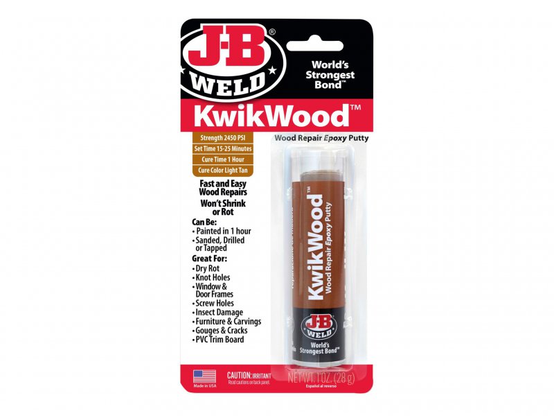 J-B Weld KwikWood Epoxy Putty 57g Main Image