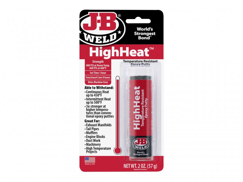 J-B Weld HighHeat Epoxy Putty 57g Main Image