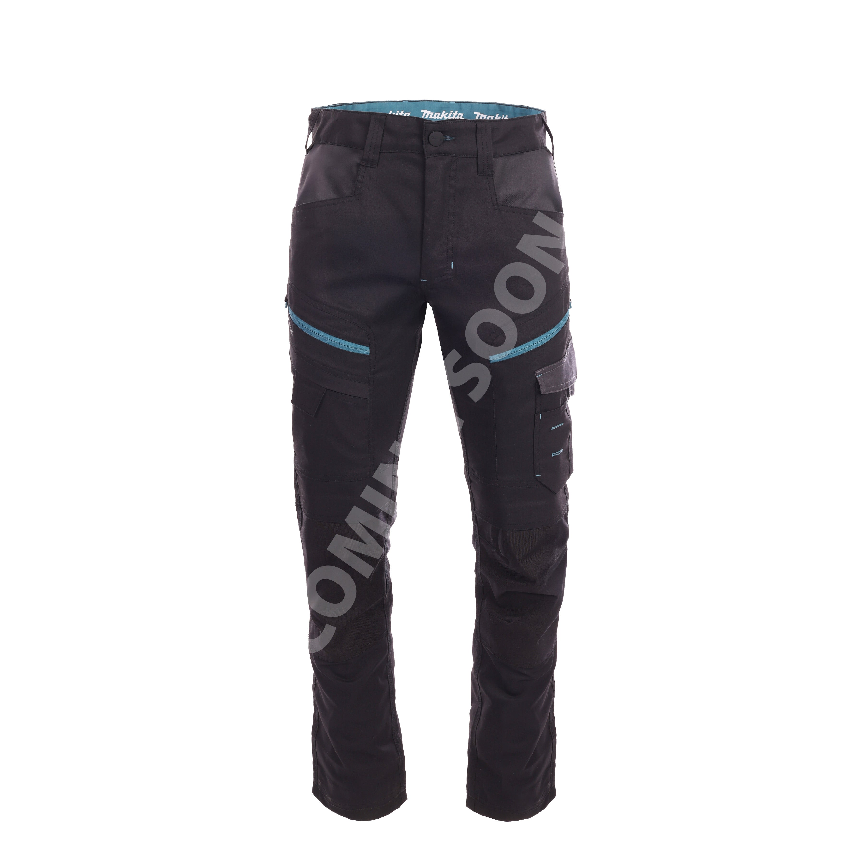 MAKITA VECTOR STRETCH TROUSERS BLACK W38xL33 Main Image