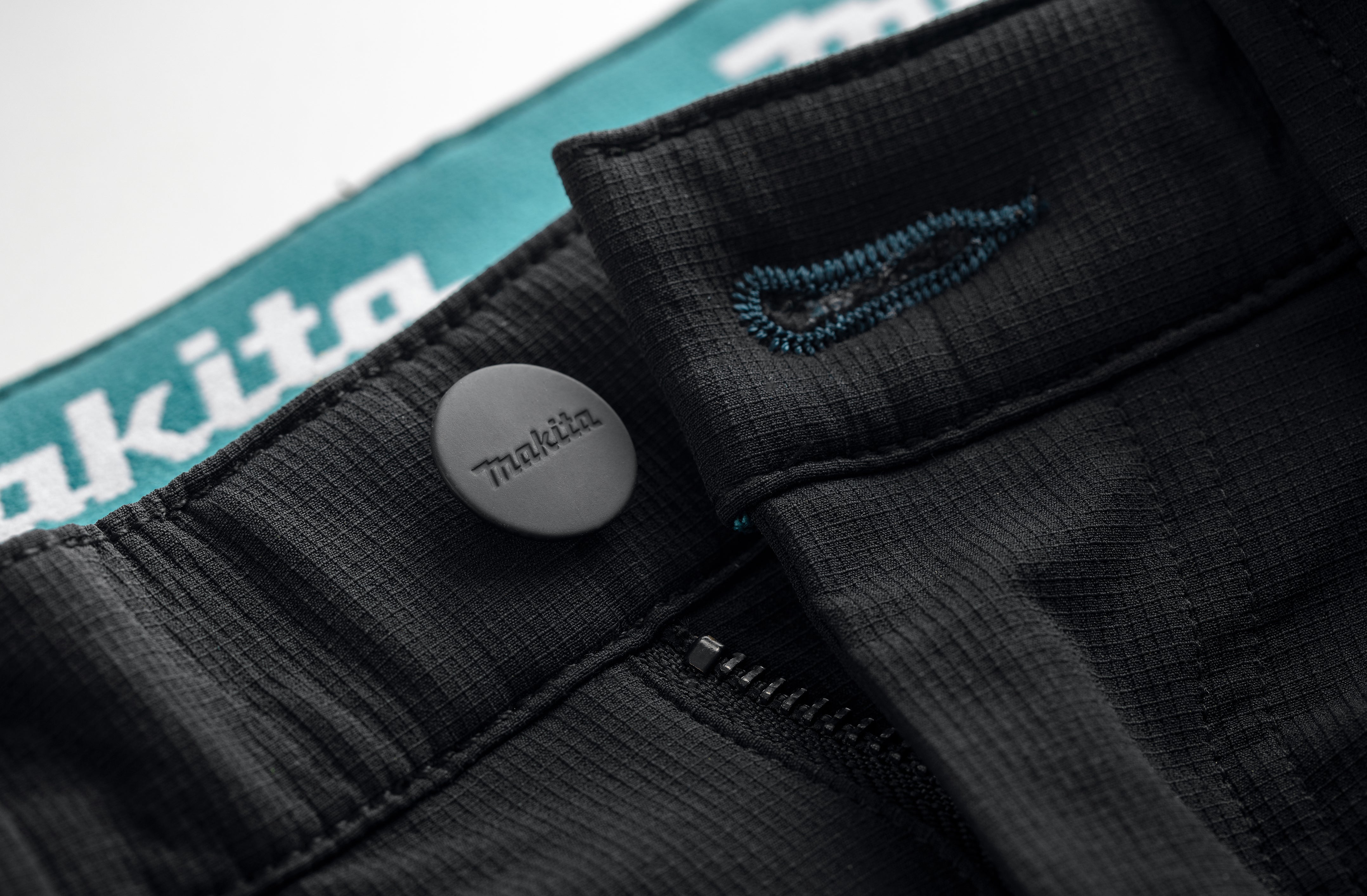 Makita Onyx Stretch Trousers - Black - W28 x L29