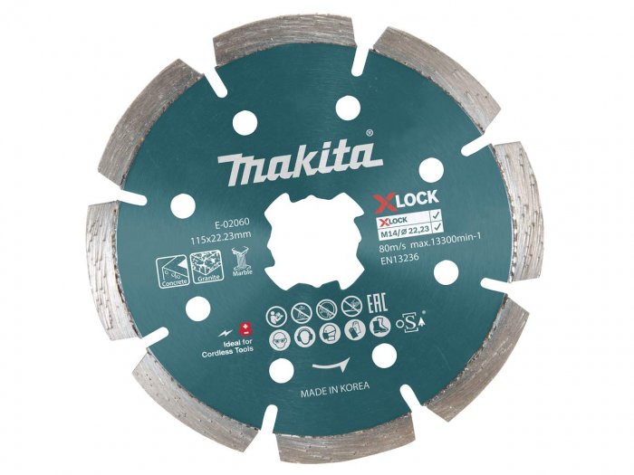 Makita E-02060 115mm X-Lock Concrete Diamond Wheel