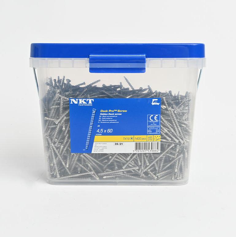 NKT Spun+ TX Wood Screws 5 x 100mm (Tub 500)