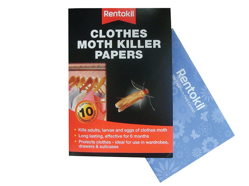 Rentokil Clothes Moth Papers (Pack of 10) Main Image