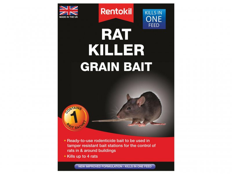 Rentokil Rat Killer Grain Bait Pack of 1 Sachet Main Image