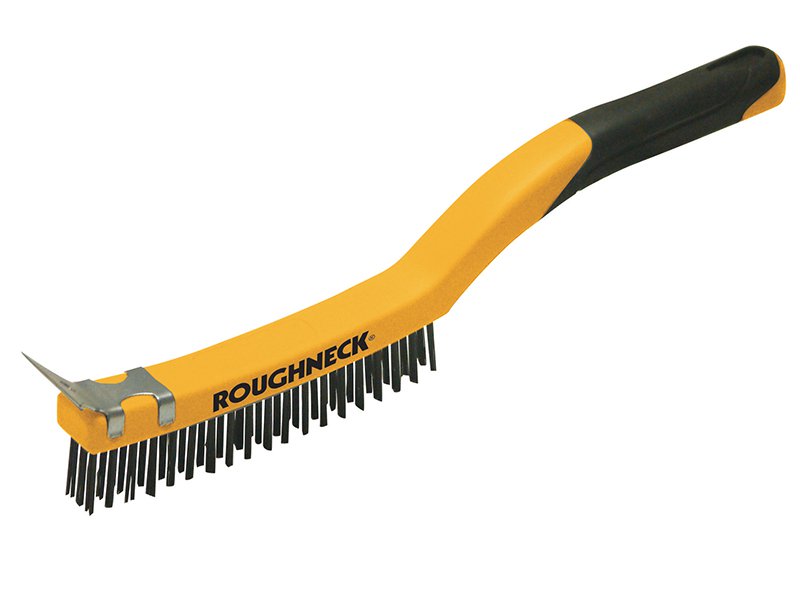 Roughneck Stainless Steel Wire Brush Soft Grip 350mm (14in) Main Image