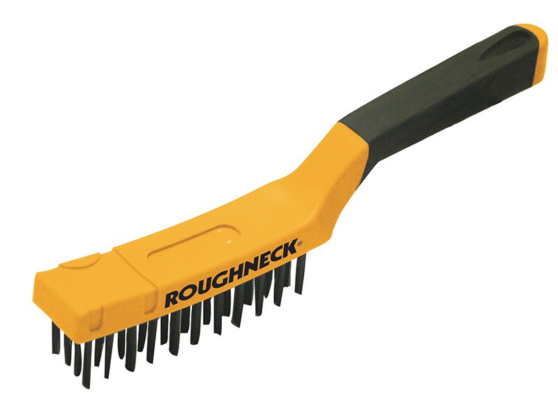 Roughneck Carbon Steel Wire Brush Soft Grip 300mm (12in) Main Image